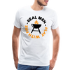 Real Men Play with Fire Funny BBQ Men's Premium T-Shirt