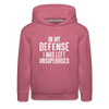 In My Defense I Was Left Unsupervised Kids‘ Premium Hoodie