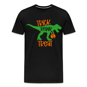 Trick Rawr Treat Dinosaur Halloween Men's Premium T-Shirt