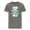 This T-Shirt is Humerus Funny Pun Men's Premium T-Shirt - asphalt gray
