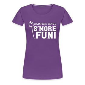 Camper's Have S'More Fun! Funny Camping Women’s Premium T-Shirt