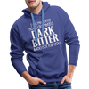I Like My Coffee How I Like Myself Dark, Bitter and Too Hot For You Men’s Premium Hoodie - royal blue
