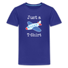 Just a Plane T-Shirt Airplane Pun Kids' Premium T-Shirt