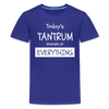 Todays Tantrum Sponsored by Everything Kids' Premium T-Shirt - royal blue