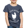 Cluck Around and Find Out Chicken Toddler Premium T-Shirt - heather blue