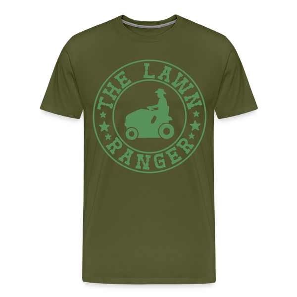 The Lawn Ranger Men's Premium T-Shirt - olive green