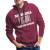Dad of Girls Scan for Payment Men’s Premium Hoodie - burgundy