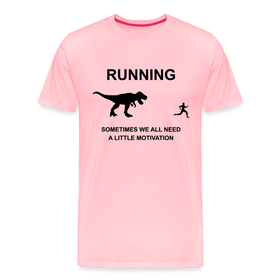 Running Motivation Dinosaur Men's Premium T-Shirt