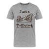 Just a Plane T-Shirt Men's Premium T-Shirt - heather gray