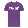 Fa-La Funny Christmas Men's Premium T-Shirt - purple