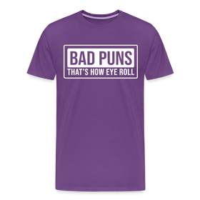 Bad Puns That's How I Roll Premium T-Shirt