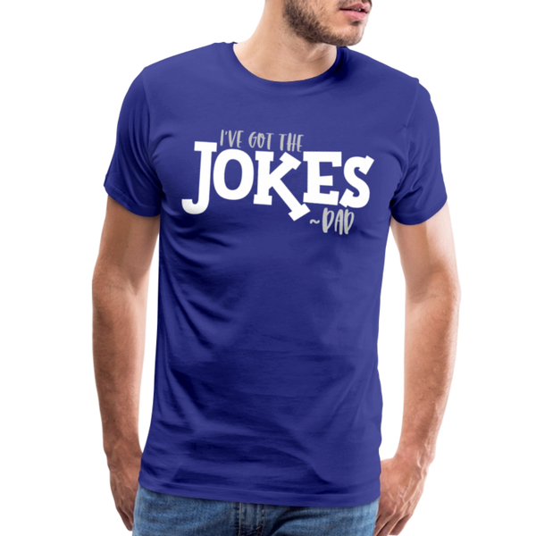 I've Got the Jokes -Dad Men's Premium T-Shirt - royal blue