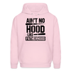 Ain't No Hood Like Fatherhood Funny Father's Day Men's Hoodie - pale pink