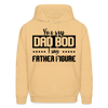 You Say Dad Bod I Say Father Figure Men's Hoodie - light gold 