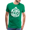 King of the Grill Father's Day BBQ Men's Premium T-Shirt - kelly green