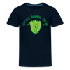 Lettuce Romaine Calm! Salad Food Pun Kids' Premium T-Shirt - deep navy