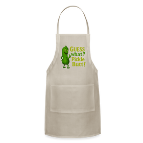 Guess What? Pickle Butt! Funny Adjustable Apron