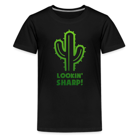 Lookin' Sharp! Cactus Pun Kids' Premium T-Shirt