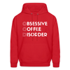 Funny Obsessive Coffee Disorder Men's Hoodie