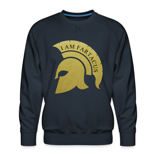 I Am Fartacus Men's Premium Sweatshirt - navy