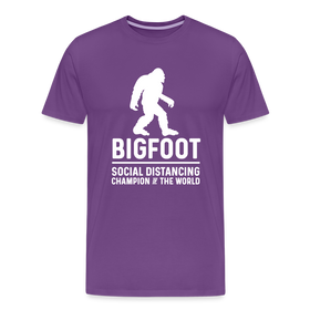 Bigfoot Social Distancing Champion of the World Men's Premium T-Shirt