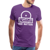 Size Matters Saw Funny Men's Premium T-Shirt - purple