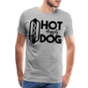 Hot Diggity Dog Funny Grilling Men's Premium T-Shirt - heather gray