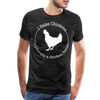 Chicken Tender Funny Men's Premium T-Shirt - charcoal grey