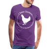 Chicken Tender Funny Men's Premium T-Shirt - purple