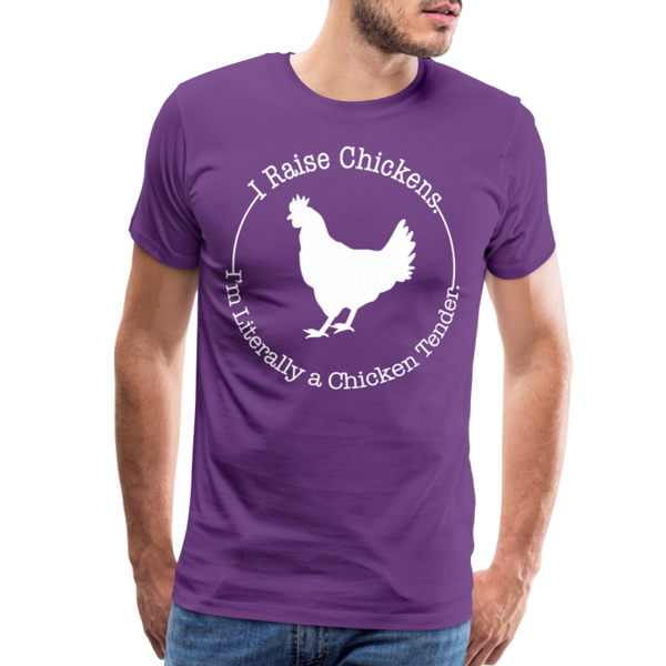 Chicken Tender Funny Men's Premium T-Shirt - purple