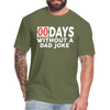 00 Days Without a Dad Joke Men's T-Shirt by Next Level