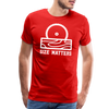 Size Matters Saw Funny Men's Premium T-Shirt - red