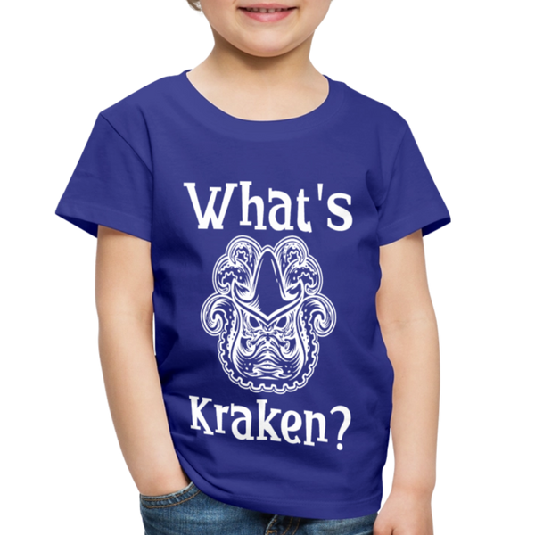 What's Kraken? Toddler Premium T-Shirt - royal blue