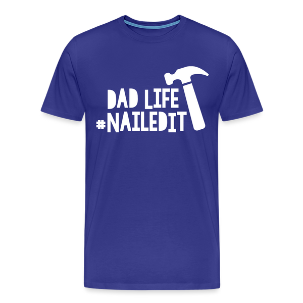 Dad Life Nailed It Men's Premium T-Shirt - royal blue