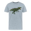 Tree-Rex Dinosaur Christmas Men's Premium T-Shirt - heather ice blue