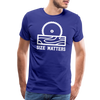 Size Matters Saw Funny Men's Premium T-Shirt - royal blue