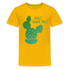 Can't Touch This! Cactus Pun Kids' Premium T-Shirt - sun yellow
