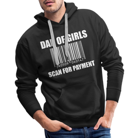 Dad of Girls Scan for Payment Men’s Premium Hoodie