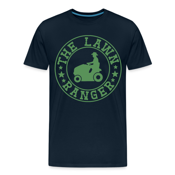 The Lawn Ranger Men's Premium T-Shirt - deep navy