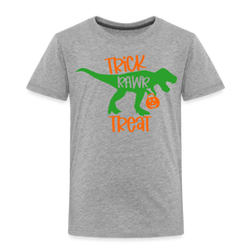 Trick Rawr Treat Dinosaur Halloween Toddler Premium T-Shirt