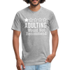 1 Star Adulting Fitted Cotton/Poly T-Shirt by Next Level