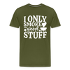 I Only Smoke the Good Stuff BBQ Men's Premium T-Shirt