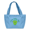 Lettuce Romaine Calm! Salad Food Pun Lunch Bag - light blue