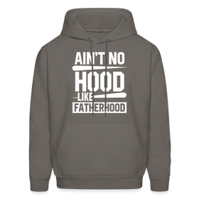 Ain't No Hood Like Fatherhood Funny Father's Day Men's Hoodie