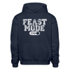 Feast Mode On Gildan Heavy Blend Adult Hoodie - navy