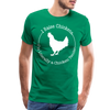 Chicken Tender Funny Men's Premium T-Shirt - kelly green