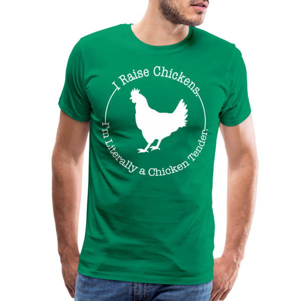 Chicken Tender Funny Men's Premium T-Shirt - kelly green