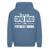 You Say Dad Bod I Say Father Figure Men's Hoodie - denim blue