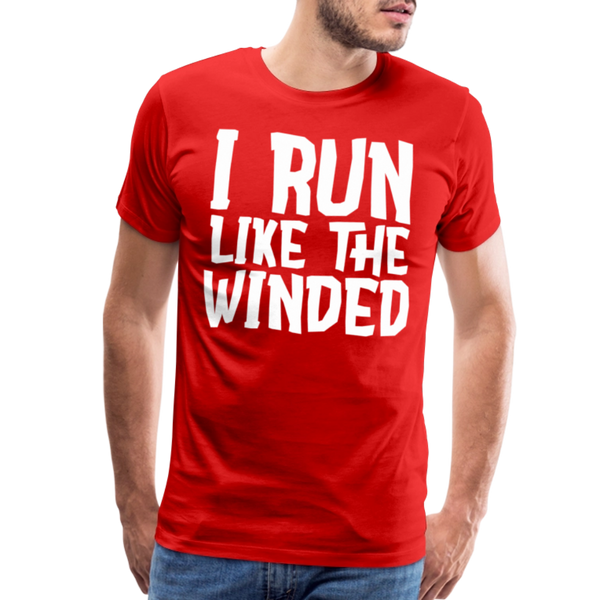 I Run Like the Winded Men's Premium T-Shirt - red