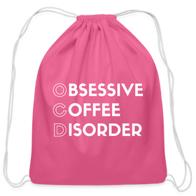 Funny Obsessive Coffee Disorder Cotton Drawstring Bag